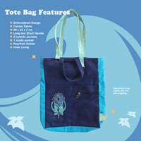 Image 4 of Embroidered Tote Bags - Genshin Impact