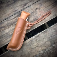 Image 3 of Leather Pouch and Opinel Knife