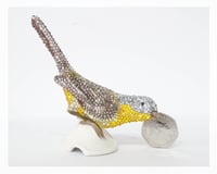 Image 4 of Fully Crystallised Wagtail Figurine