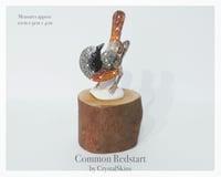 Image 5 of Fully Crystallised Redstart Miniature Bird Figurine