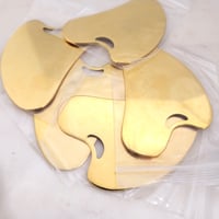 Image 1 of Gold Color Gua sha blanks for Laser Engraving -Pack of 5 