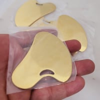 Image 3 of Gold Color Gua sha blanks for Laser Engraving -Pack of 5 