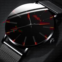 Geneva Minimal Watch Men Ultra Thin