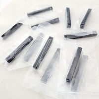 Image 4 of 3D Verticle Bar Pendant Laser Engravable Blanks - 10 Black Stainless Steel