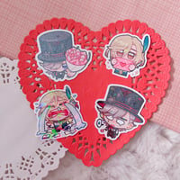 Image 1 of Genshin Valentine's Stickers