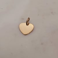 Image 3 of Heart Shape Charms 1.6 cm Rose Gold for Laser Engraving - Pack of 20 pieces