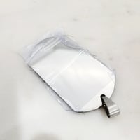 Image 4 of  8 in Pack - Military Tag / Dog Tag Steel Silver Engravable Blanks