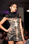 Skeletal - Bodycon Dress with Custom Woven Necklace