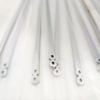 Image 2 of Laser Engraving Flat Bracelet Blanks Infinity Edge Style 4mm wide -10 in Pack Metal Stainless