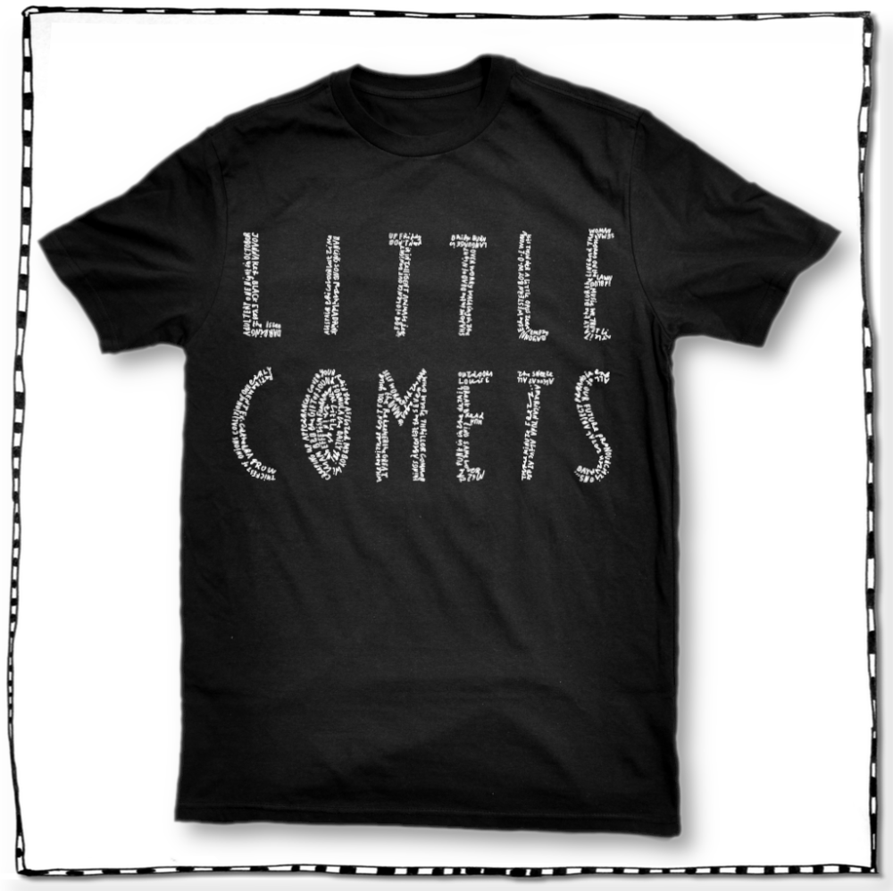 Image of NEW Little Comets Song Titles Logo T-Shirt