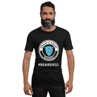 Image 1 of #Beardiful Bella Canva T-Shirt