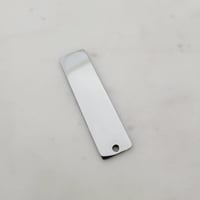 Image 4 of Rectangle Steel Laser Engravable blanks pack of 10 - Laser Engraving Blanks