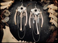 Image 4 of Morticia - bone earrings