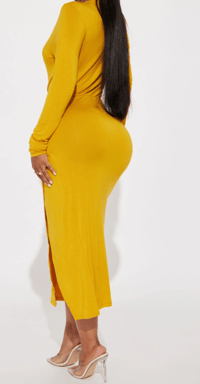 Image 2 of Shanel Ruched Midi Dress