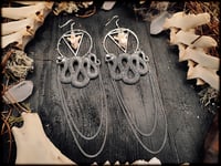 Image 1 of Sahmaraán - snake bone earrings