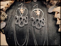 Image 2 of Sahmaraán - snake bone earrings