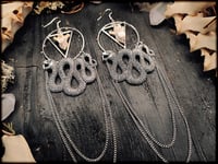 Image 3 of Sahmaraán - snake bone earrings