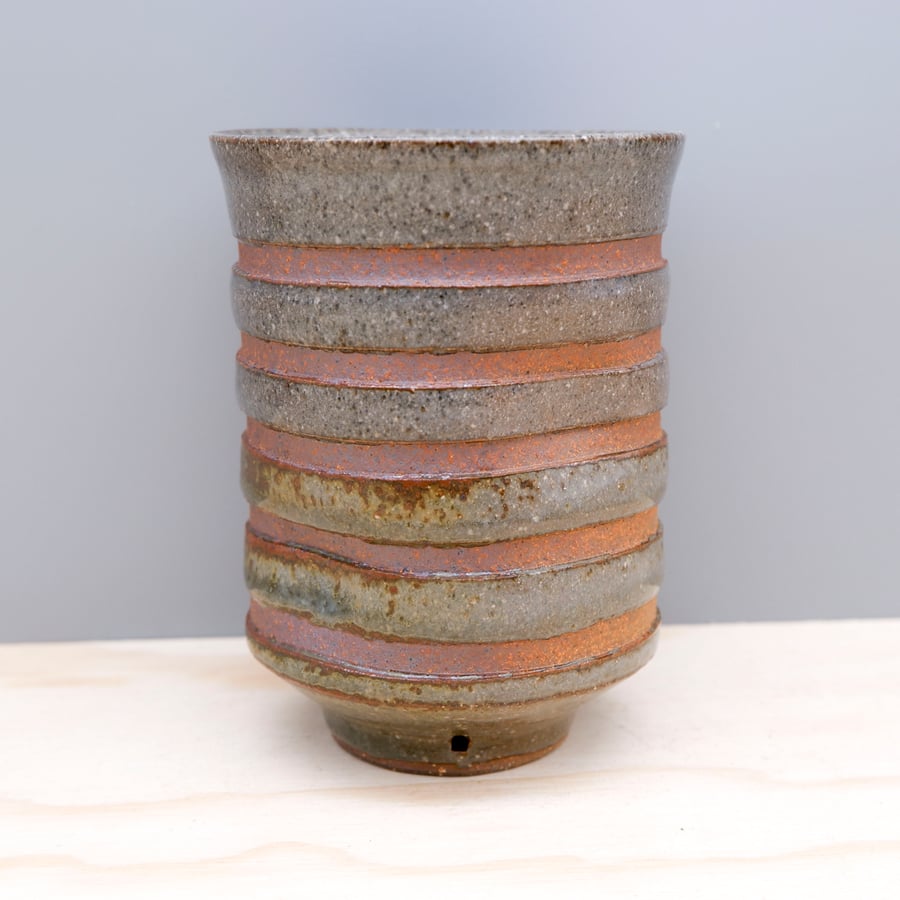 Image of Soda FIred Cup (stripe)