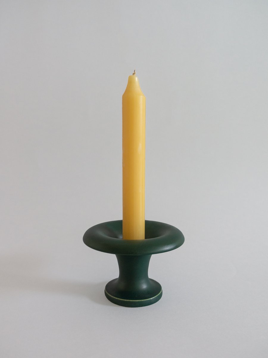 Image of green candleholder