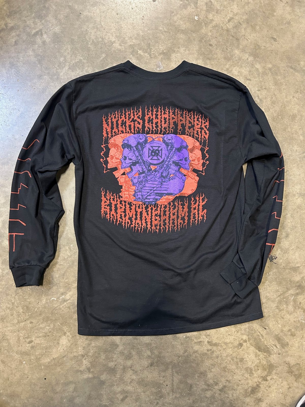 NICK'S Skull Motor Long Sleeves