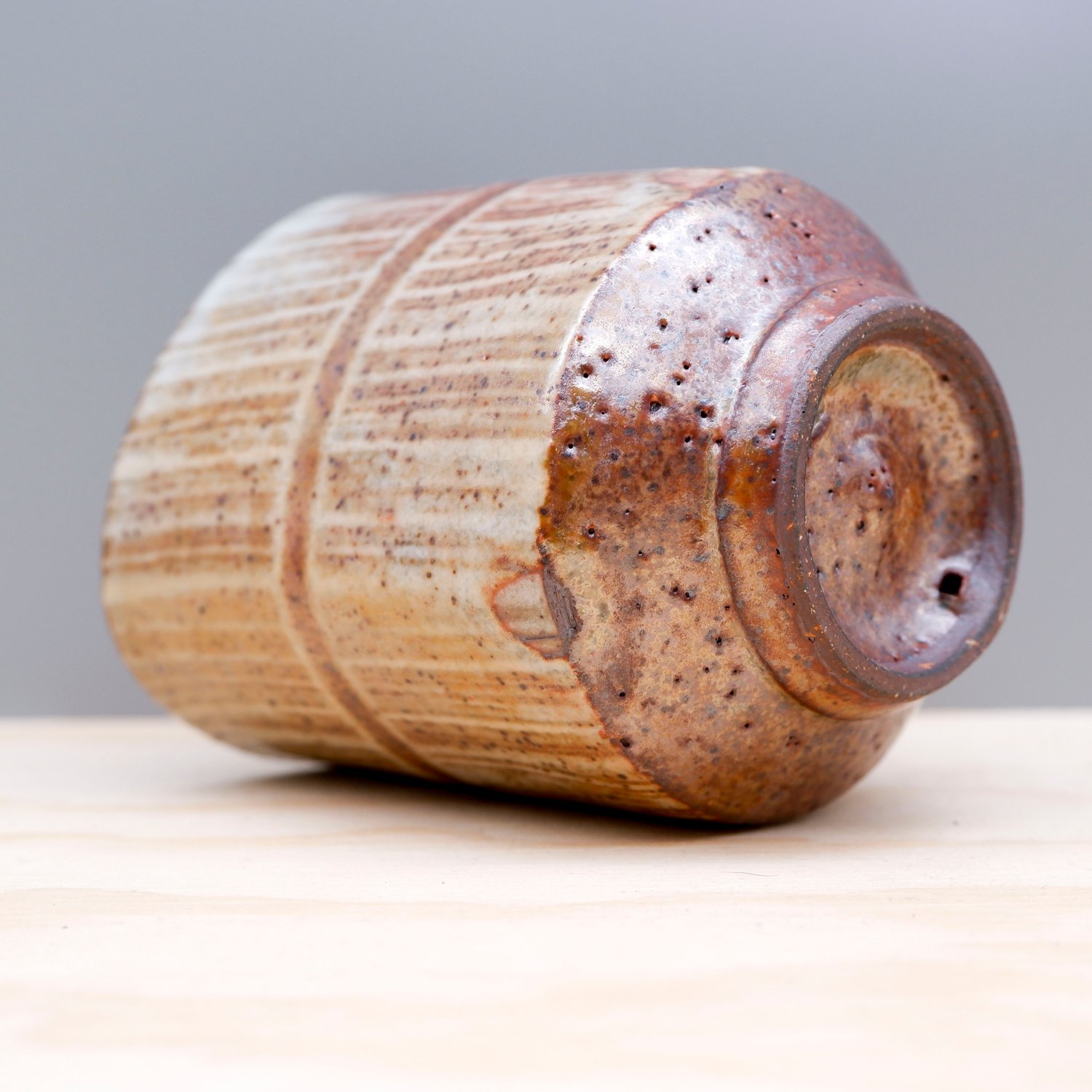 Image of Soda Fired Cup (slip+rust)