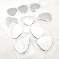 Image 2 of Guitar Pick Laser engravable Blanks - Pack of 10 metal Steel Guitar picks