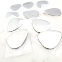 Image 1 of Guitar Pick Laser engravable Blanks - Pack of 10 metal Steel Guitar picks