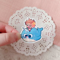 Childe Narwhal Holo Sticker