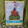 Isle of the sky lion - limited edition 1000 piece fine art puzzle 