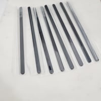 Image 3 of Flat Bracelet Laser Engraving Blanks Black Color- 8 Pack Steel 6mm wide