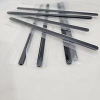 Image 5 of Flat Bracelet Laser Engraving Blanks Black Color- 8 Pack Steel 6mm wide