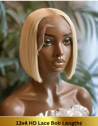 Image 2 of 13x4 Blonde (613) HD Bob Length Lace Wigs Wear and Go (Straight)