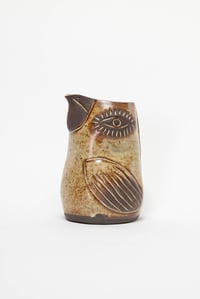 Image 1 of Medium Dark Beak Almond Eyed Handleless Bird Pitcher