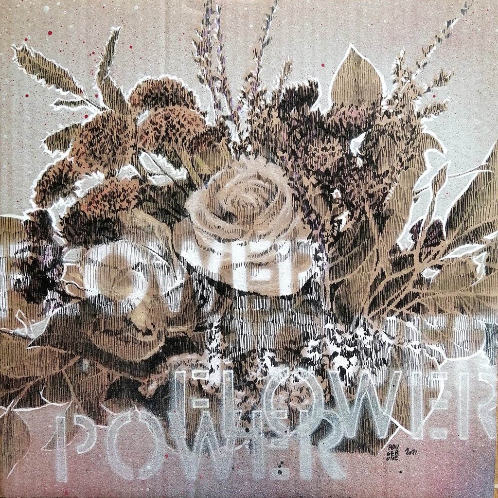 Petitraitisme "Flower Power 02"