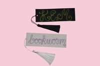 Image 1 of Custom Chain Stitched Felt Bookmark 