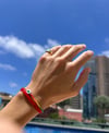 Red Silk Gratitude Bracelet