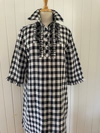 Image 2 of The Navy Check Tunic Dress