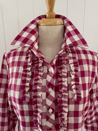 Image 1 of The Hot Pink Check Tunic Dress