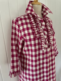 Image 3 of The Hot Pink Check Tunic Dress