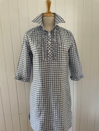 Image 2 of The Blue Check Tunic Dress