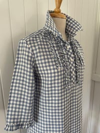 Image 4 of The Blue Check Tunic Dress