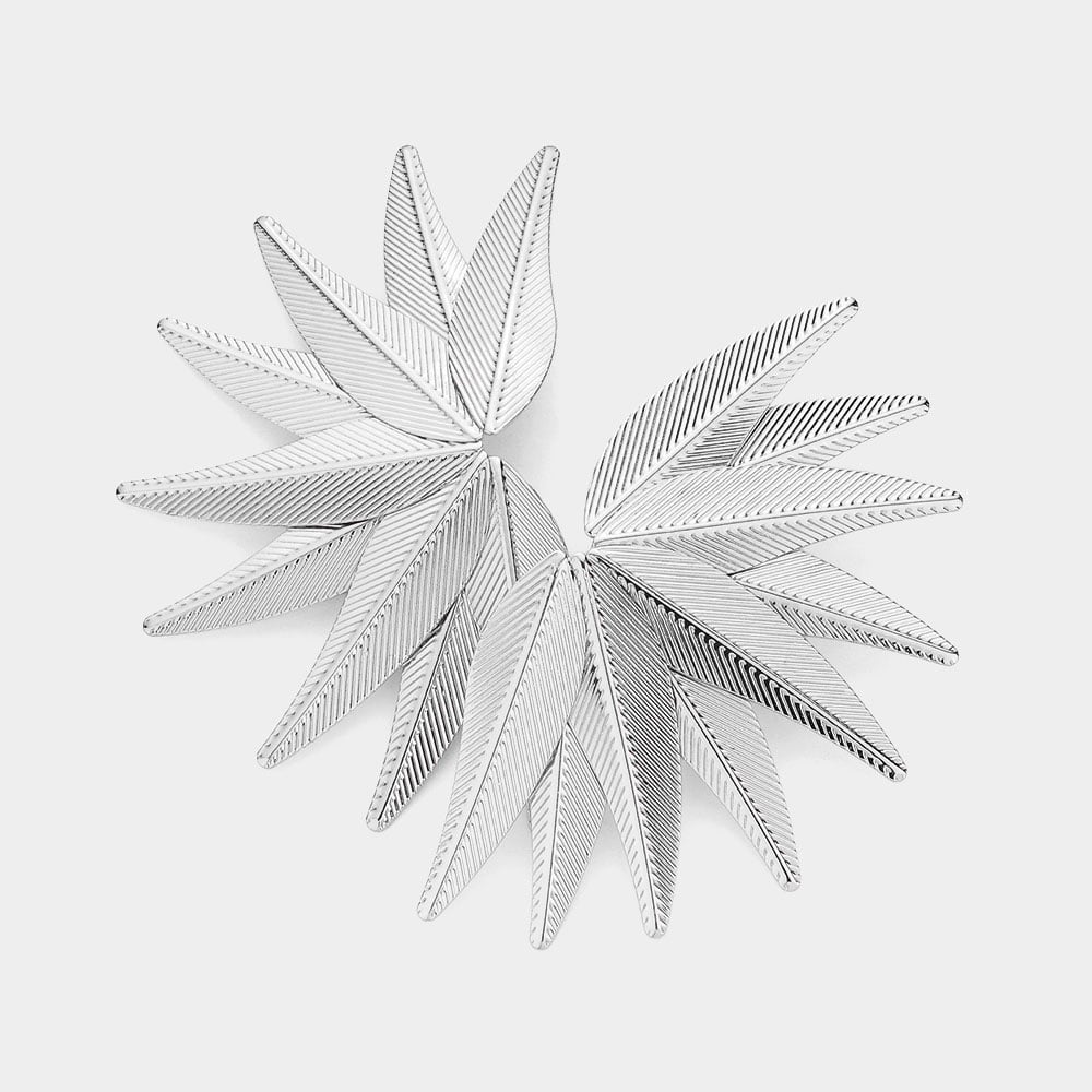 Image of Sunstar Metal Spike Earrings