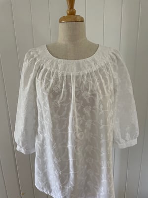 Image of The Embroidered Smock Top