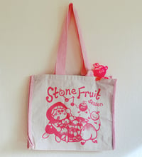 Image 1 of Stone Fruit Season Tote + Charm