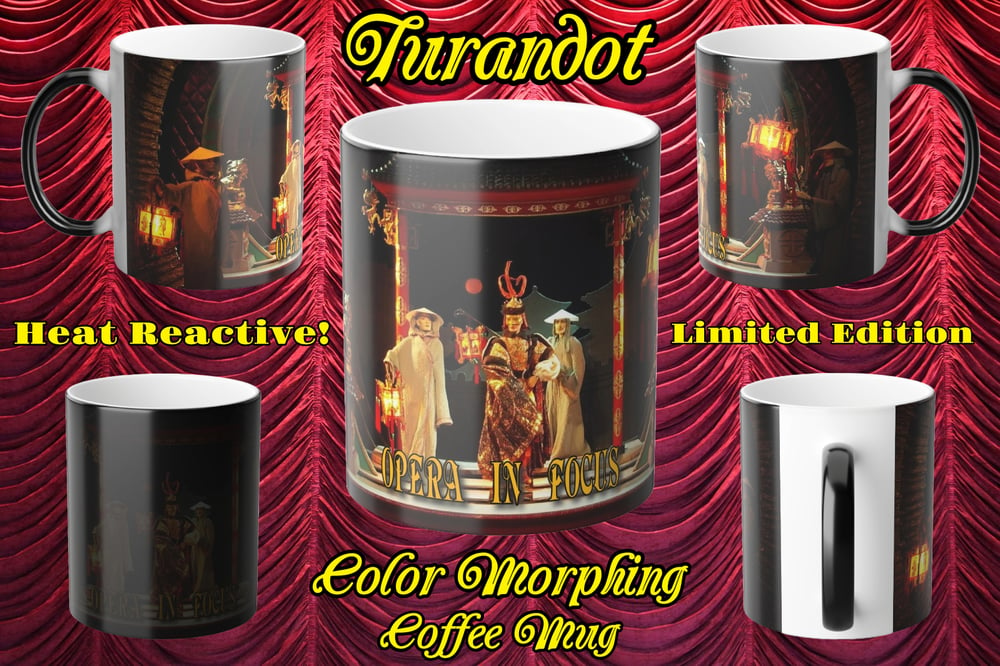 TURANDOT 11oz Color Morphing Ceramic Coffee/Tea Mug LIMITED EDITION