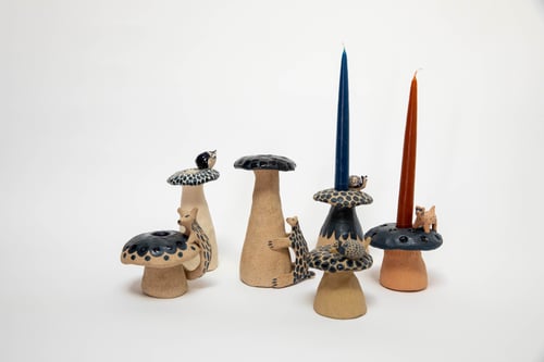 Image of Mushroom Creature Candle Holder - No.3