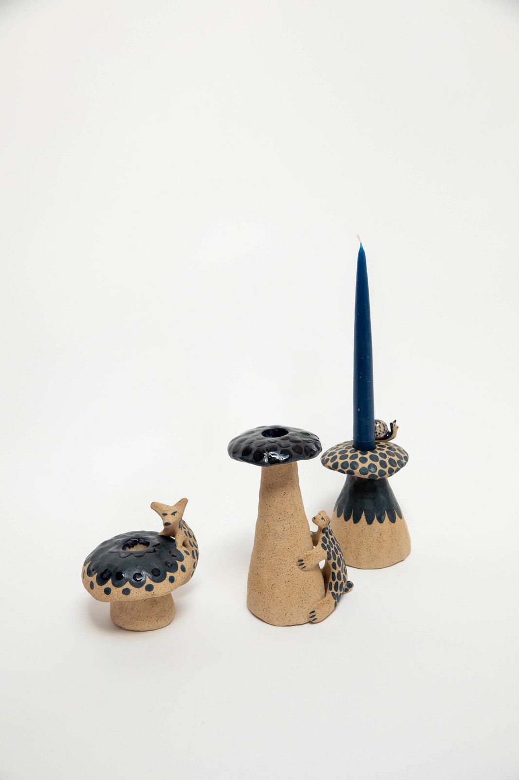 Large Mushroom Creature Candle Holder - No.9 | Knotwork LA