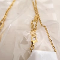 Image 3 of 3D Bar Pendant Necklace Metal blanks Yellow Gold  -Laser Engravable Blanks -  10 in Pack