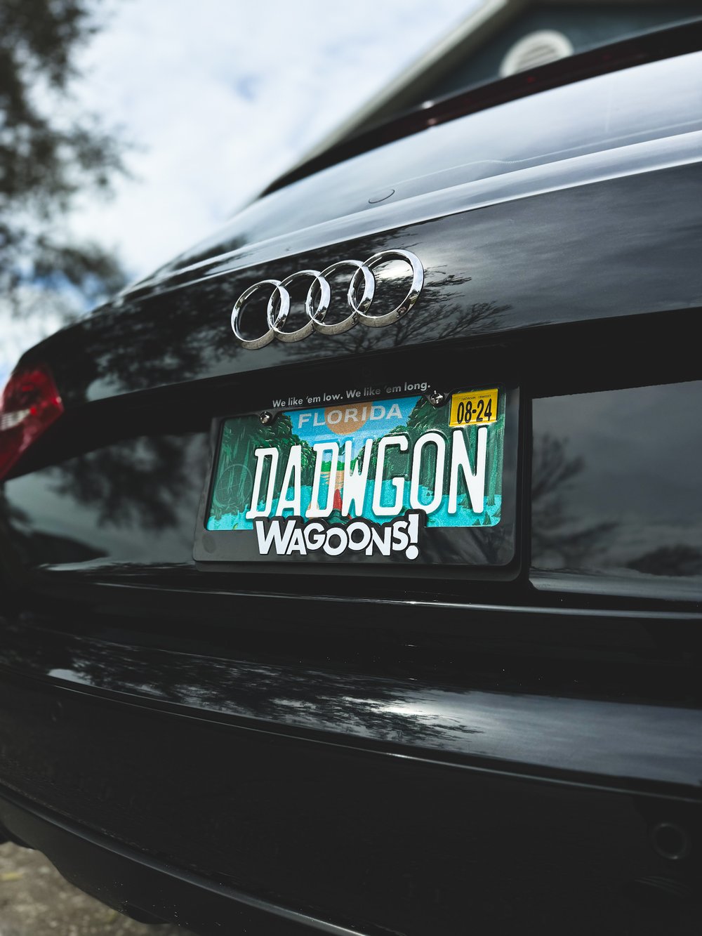 Wagoons Tooned Logo - Plastic Plate Frame