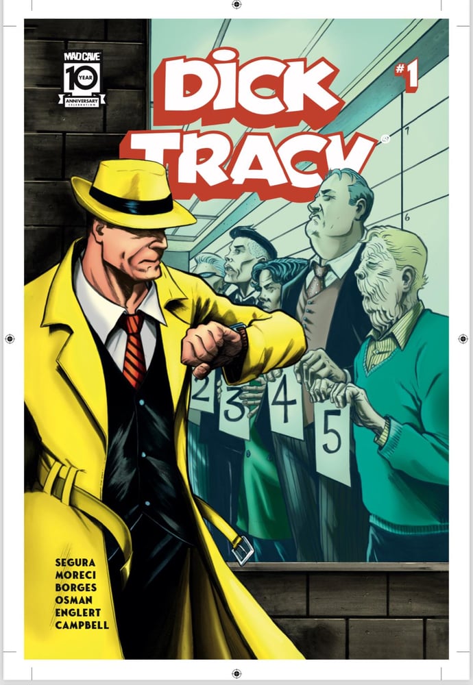Image of DICK TRACY #1  Original Cover Art!